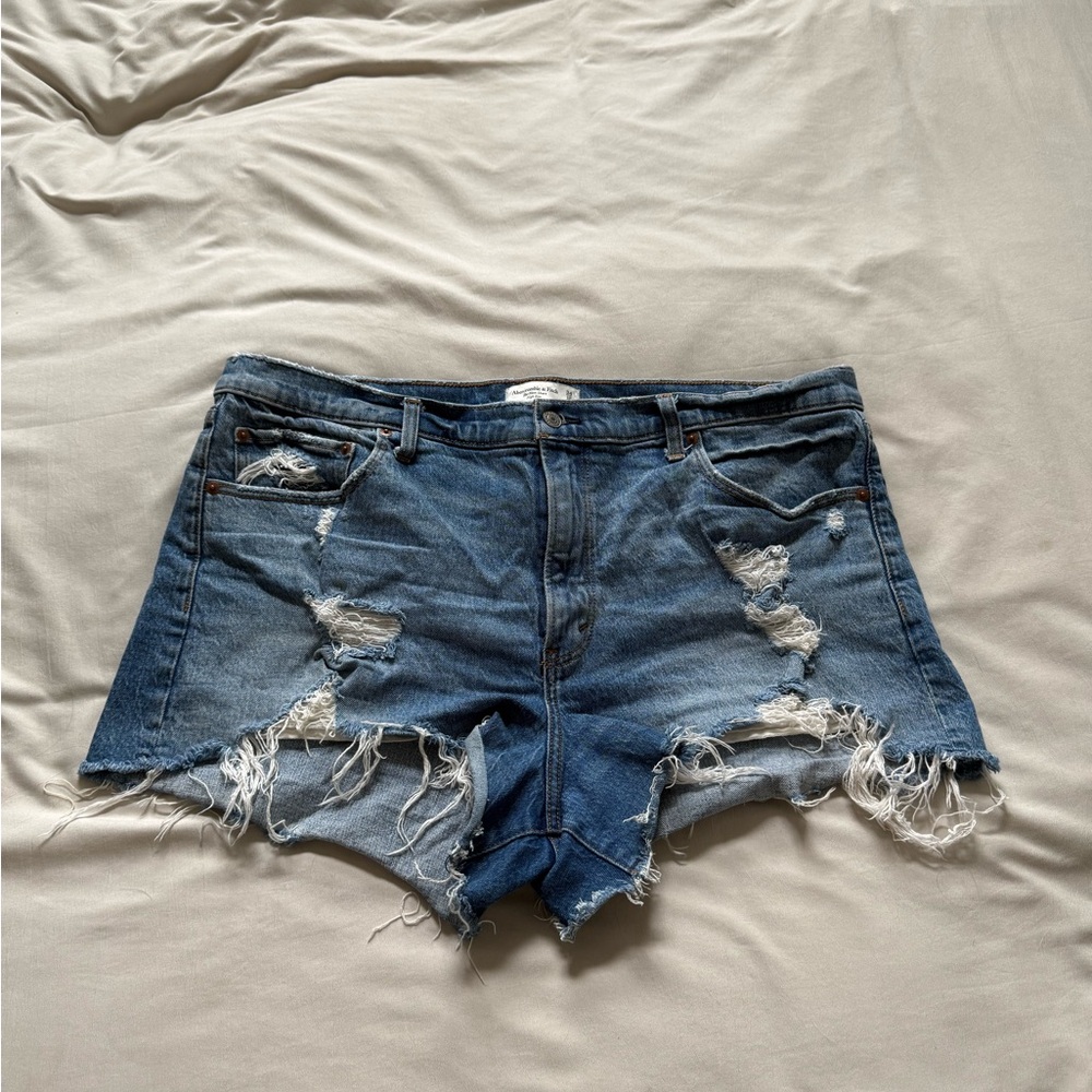 Abercrombie & Fitch High Rise Mom Shorts Size 34/18